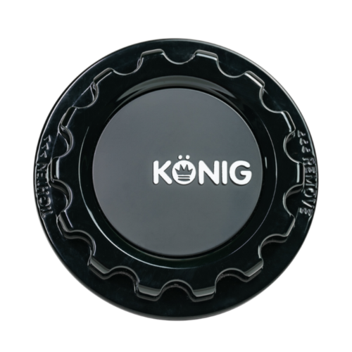 Konig MRK1 Gloss Black Gear Cap w/ Logo
