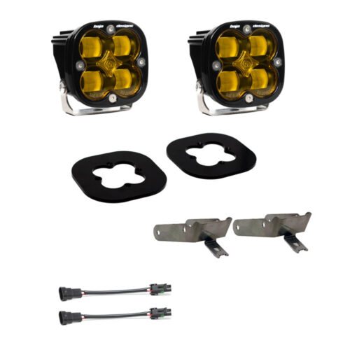 Baja Designs for 11-16 Ford Super Duty Fog Pocket Kit - Amber