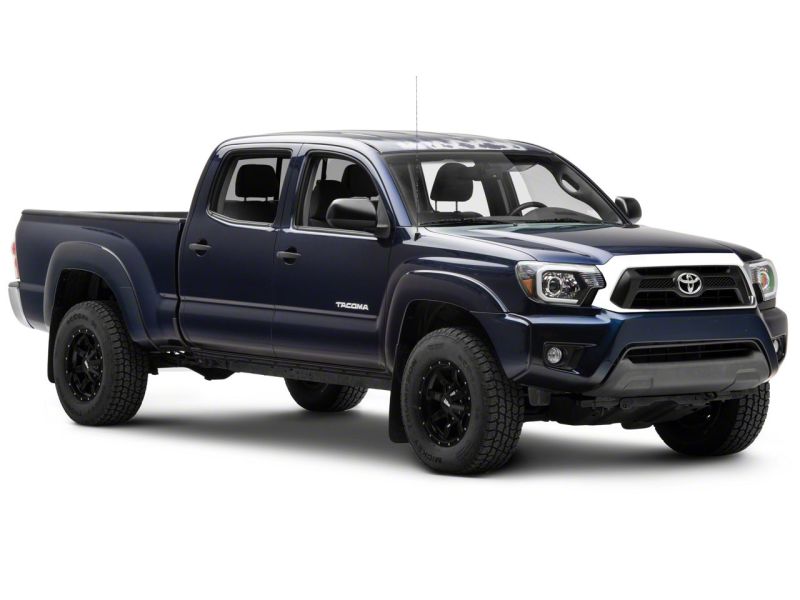 Raxiom for 2012-2015 Toyota Tacoma Axial Series Projector Headlights w/ LED Bar- Black Housing (Clear Lens) - Image 4