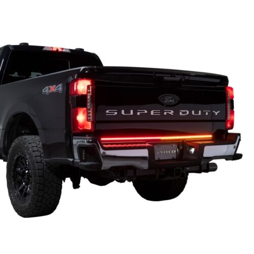 Putco 23-24 Ford SuperDuty F-250 60In Direct Fit Blade Kit Tailgate Bars w/ LED Taillamps - Image 3