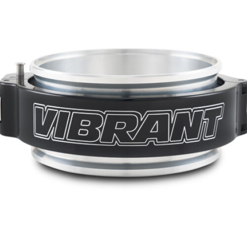 Vibrant 4in O.D. Aluminized HD 2.0 Clamp Assembly - Anodized Black - Image 4