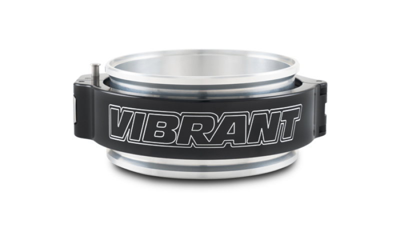Vibrant 4in O.D. Aluminized HD 2.0 Clamp Assembly - Anodized Black - Image 4