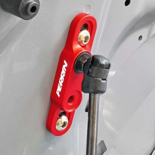 PERRIN 15+ Subaru WRX/STI High-Lift Hood Brackets - Red - Image 5