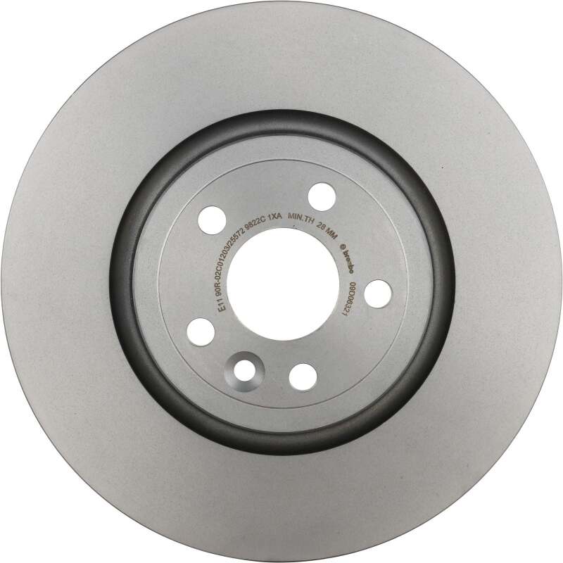 Brembo 18-22 Nissan Leaf/Rogue/19-22 Rogue Sport Rear UV Coated Rotor - Image 3