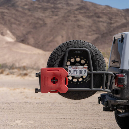 DV8 Offroad 18-25 Jeep Wrangler JL Body Mounted Tire Carrier - Image 6