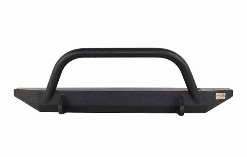 Fishbone Offroad 97-06 Jeep Wrangler TJ Rubicon Front Bumper W/Winch Guard - Blk Textured Powdercoat - Image 2