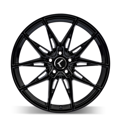 Kraze KR196 Evolve 20x9 / 5x114.3 BP / 35mm Offset / 72.62mm Hub Gloss Black Wheel - Image 3