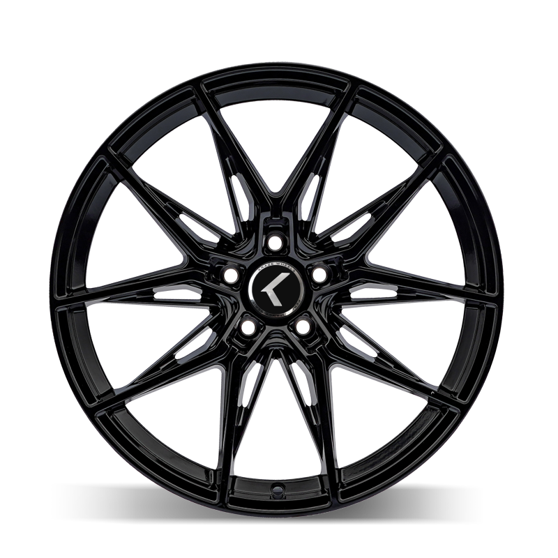 Kraze KR196 Evolve 20x9 / 5x114.3 BP / 35mm Offset / 72.62mm Hub Gloss Black Wheel - Image 3