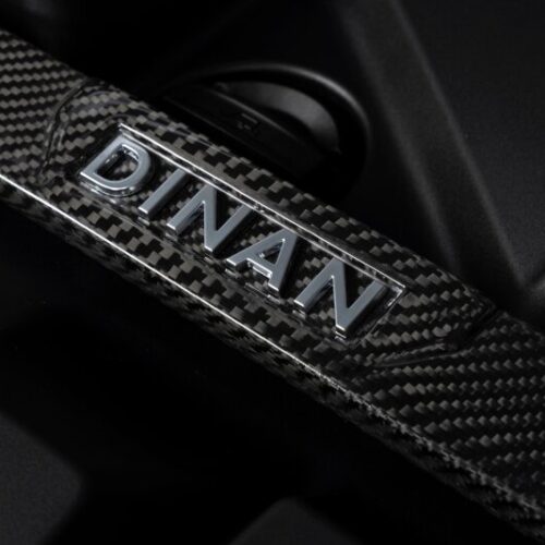 Dinan for 21-27 BMW M2/M3/M4 (G80/G82/G83/G87) Gloss Carbon Fiber Strut Tower Brace - Front - Image 3