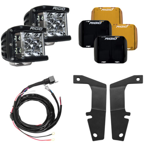 Rigid Industries for 10-20 Toyota 4Runner A-Pillar Light Kit w/D-SS Flood