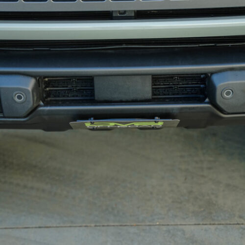 DV8 Offroad 2021 Ford Bronco Capable Bumper Slanted Front License Plate Mount - Image 2