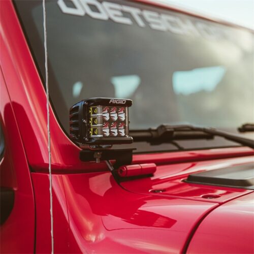 Rigid Industries for 2018 Jeep JL - A-Pillar Mount Kit - Mounts Set of D / D-SS / SR-M / Ignite Series - Image 4