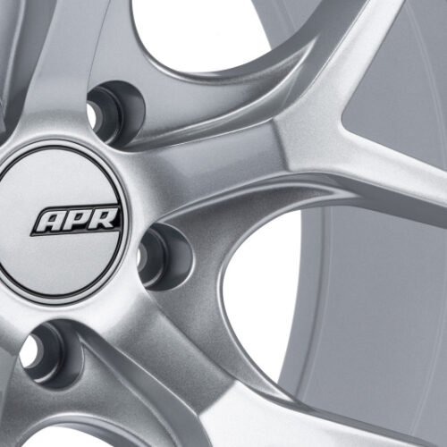 APR A01 Flow Formed - 20x9.0 - 5x112 - ET42 - 66.5mm Center Bore - Hyper Silver Wheel - Image 3