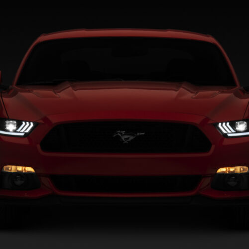 Raxiom for 2015-2017 Ford Mustang GT350 GT500 LED Projector Headlights- Black Housing (Clear Lens) - Image 9