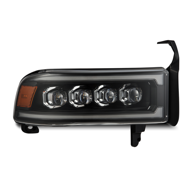 AlphaRex 94-01 RAM 1500 NOVA LED Proj Headlights Blk w/Activ Light/Seq Signal/SB DRL - Image 5