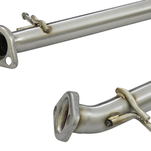 aFe Power Takeda 16-17 Lexus RC 200T 2.0L (t) 2in. SS Axle-Back Exhaust System w/Polished Blue Tips - Image 5