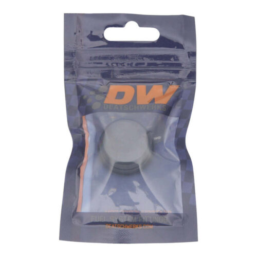 Alternative view of DeatschWerks 10AN ORB Male Plug Low Profile Internal Allen/Hex (Incl O-Ring) - Anodized Matte Black