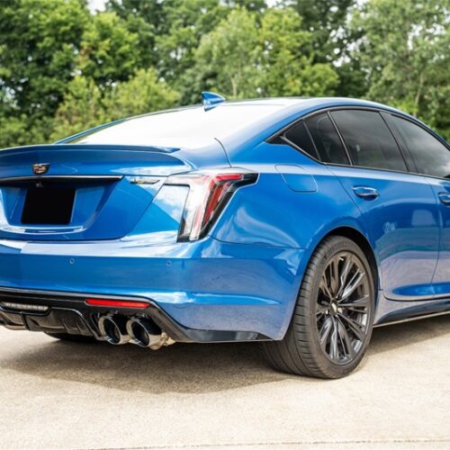 Corsa 22-25 Caddy CT5-V Blackwing 3in Axle-Back - Act. Exh. - Dual Rear Exit - Twin 4.5in Tips - Blk - Image 3