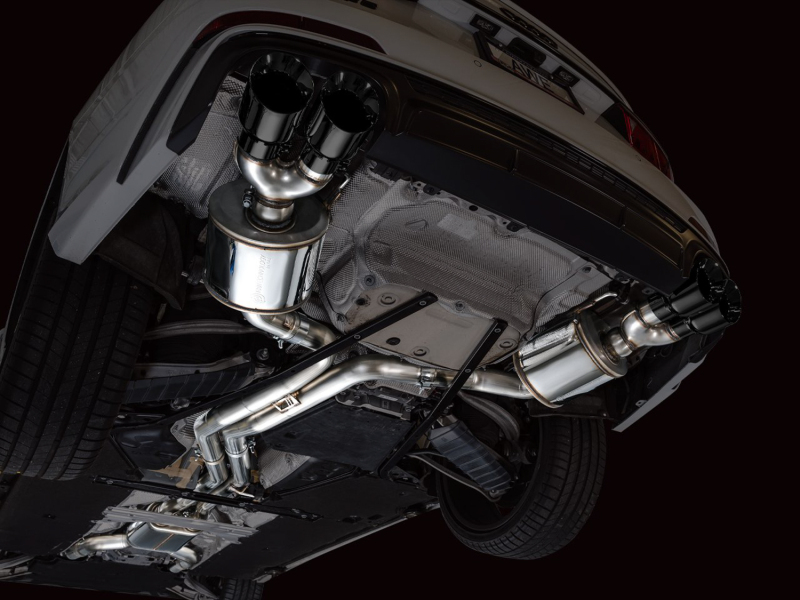AWE Tuning Touring Edition Exhaust - Diamond Black Tips for 19-23 Audi C8 S6/S7 2.9T V6 AWD - Image 4