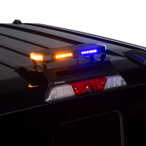 Putco 16in Universal Light Bar LED Tri-Hornet - Amber/White/Blue Single