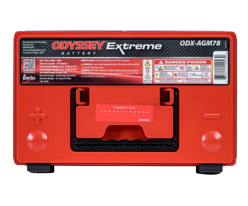 Odyssey Battery Auto/Truck Extreme AGM Battery (78-PC1500) - Image 3
