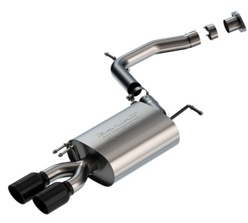 Borla 20-22 Hyundai Palisade/2023 Kia Telluride 3.8L V6 S-Type Axle-Back Exhaust w/ Black Chrome Tip - Image 6