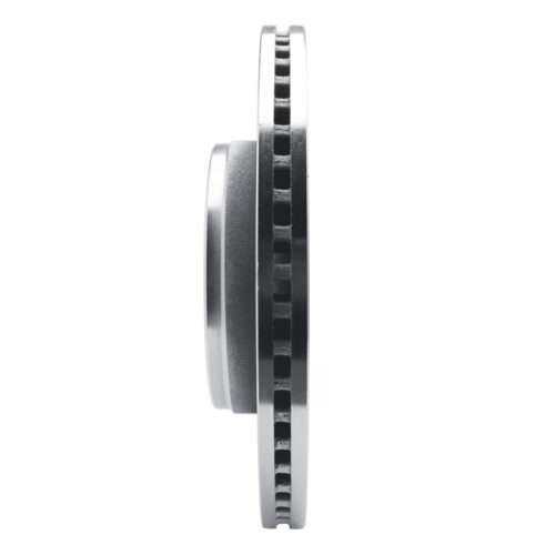 R1 Concepts for 21-25 Jeep Grand Wagoneer L Front Left Drilled & Slotted Silver Brake Rotor - Image 3