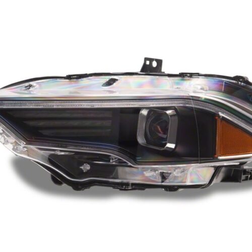 Raxiom for 2018-2023 Ford Mustang GT EcoBoost LED Projector Headlights- Black Housing (Clear Lens) - Image 9