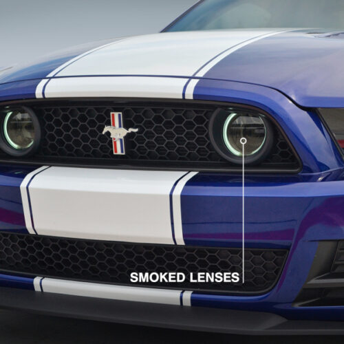 Raxiom for 2013-2014 Ford Mustang GT CCFL Halo Fog Lights (Smoked) - Image 8