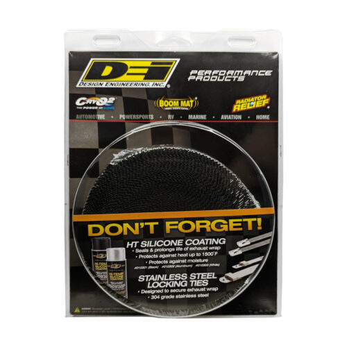 DEI 10003 Exhaust Wrap 2in x 50ft - Titanium - Black - Image 3