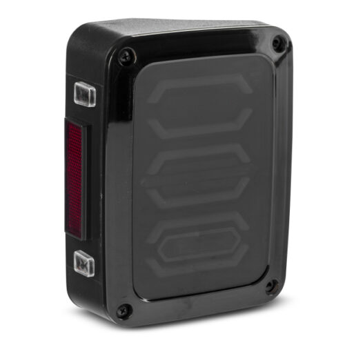 Raxiom for 2007-2018 Jeep Wrangler JK LED Tail Lights- Black Housing (Smoked Lens) - Image 6