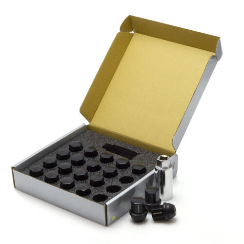 Wheel Mate WM14TB20 WM14T Closed End Lug Nuts - QTY 20/Black