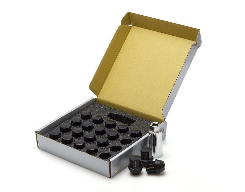 Wheel Mate WM14TB20 WM14T Closed End Lug Nuts - QTY 20/Black