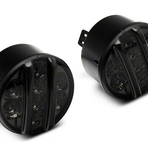 Alternative view of Raxiom for 2007-2018 Jeep Wrangler JK Axial Series LED Front Turn Signals (Smoked)