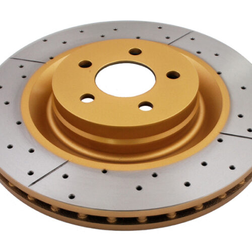 DBA 08-15 Dodge Challenger SRT-8 Front Drilled & Slotted Street Series Rotor