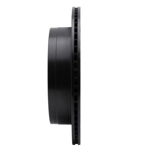 R1 Concepts for 10-24 Lexus GX460 Rear Right Drilled & Slotted Black Brake Rotor - Image 3