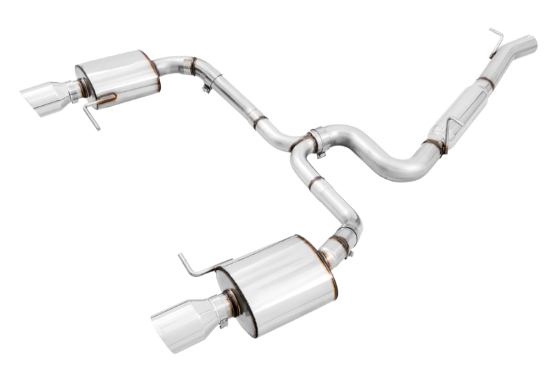 AWE Tuning Touring Edition Exhaust - Polished Silver Tips for VW MK7 Golf Alltrack/Sportwagen 4Motion