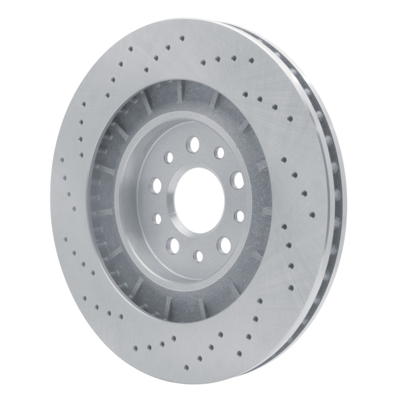 DFC 14-24 Maserati Ghibli Front Drilled Brake Rotor - Image 4