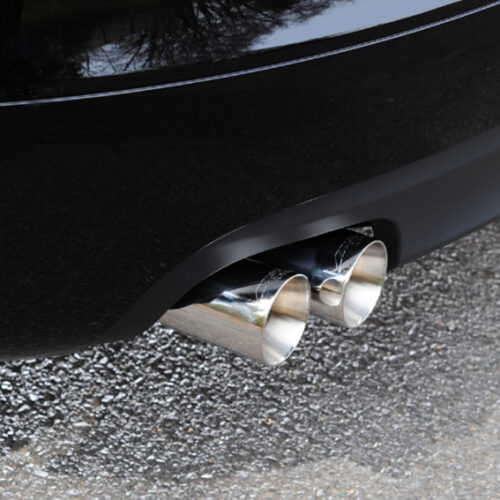 Alternative view of AWE Tuning Cat-Back Performance Resonated Exhaust for Audi 8P A3 FWD