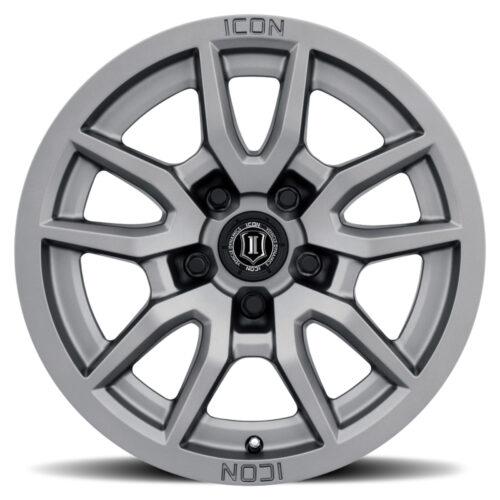 Alternative view of ICON Vector 5 17x8.5 5x150 25mm Offset 5.75in BS 110.1mm Bore Titanium Wheel