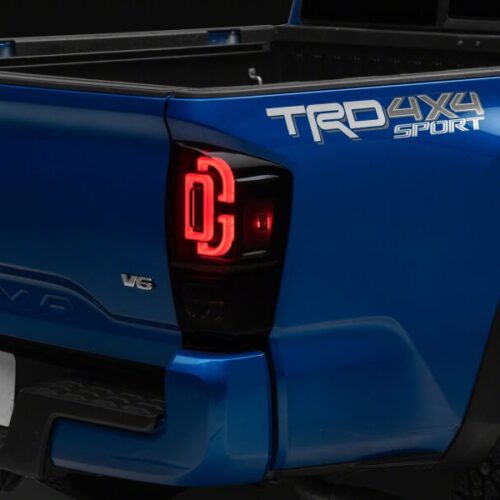 Raxiom for 2016-2023 Toyota Tacoma XW Series Sequential LED Tail Lights- Black Housing/ Smoked Lens - Image 7