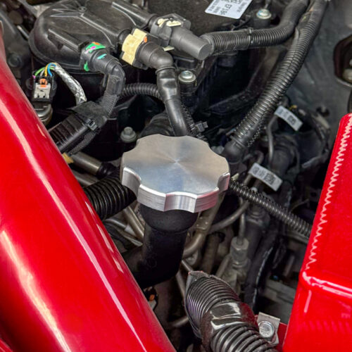 Wehrli 11-25 Ford Power Stroke 6.7L Billet Oil Fill Cap - Clear Anodized - Image 5