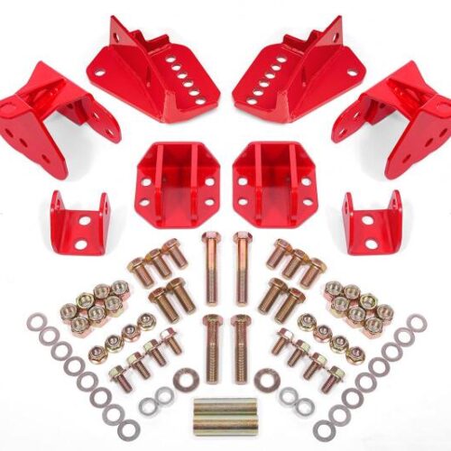 BMR 64-72 GM A-Body Rear Coilover Conversion Kit - Red