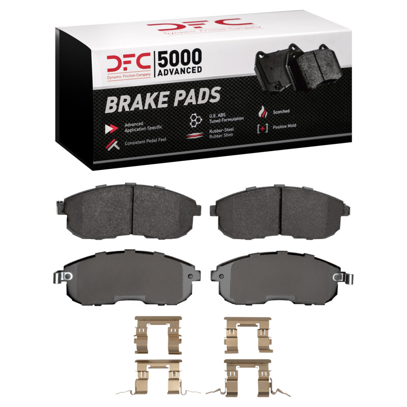 DFC 1551-0815-11 02-19 Infiniti I35 Front 5000 Advanced Ceramic Brake Pads and Hardware Kit