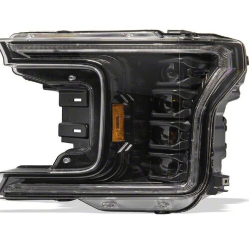Raxiom for 2018-2020 Ford F-150 CXR Series V2 LED Headlights- Black Housing- Clear Lens - Image 4