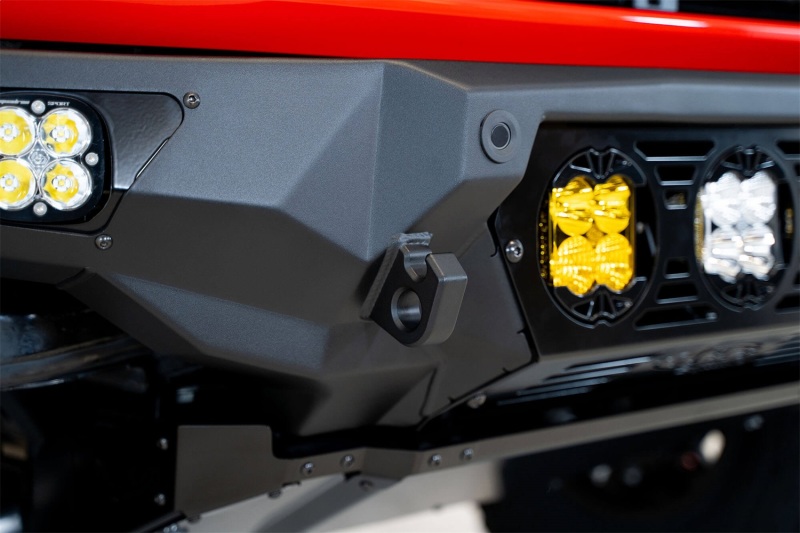 Addictive Desert Designs for 21-22 Ford Bronco Bomber Front Bumper (w/ 3 Baja Designs LP4 Mounts) - Image 6