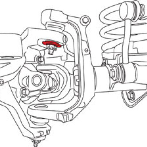 Alternative view of SPC Performance Jeep 1-1/4 Deg. Camber Sleeve
