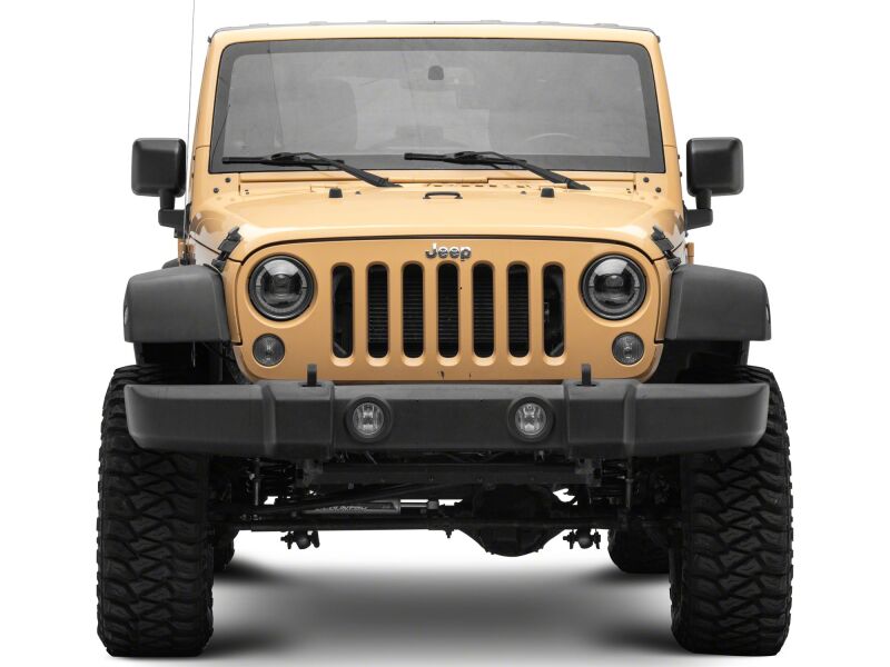 Raxiom for 2018-2026 Jeep Wrangler JL/ 20-26 Gladiator JT HiOutput LED Hlights/Angel Eye DRL-Blk-Clear Lens - Image 3
