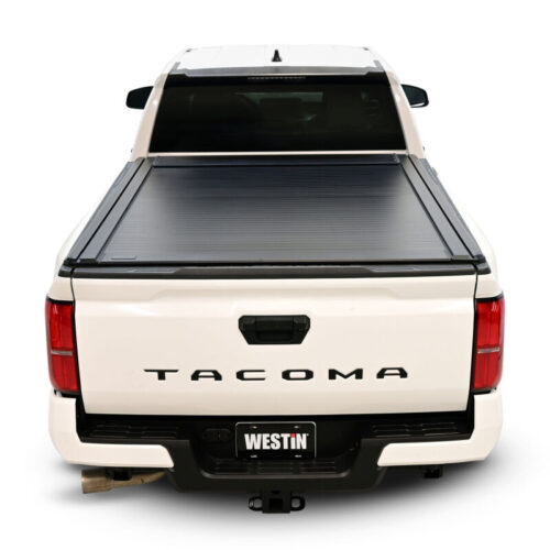 Westin Manual Retractable Tonneau Cover 24-26 Toyota Tacoma 6ft Bed Black - Image 8