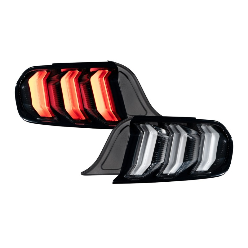 Form Lighting 2015-2023 Ford Mustang LED Tail Lights Clear (Pair) - Image 2